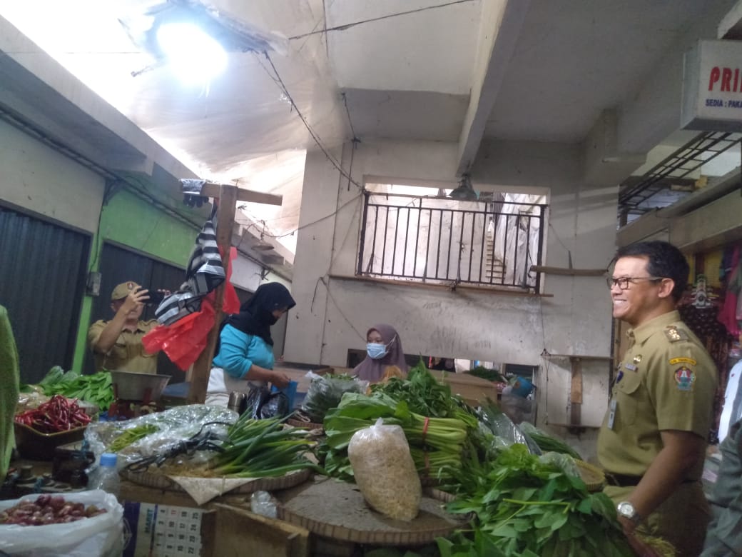 Wabup Ibnu Wibowo Responsif Atasi Kebocoran Pasar Kliwon Temanggung