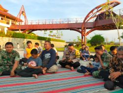 Untuk Menjaga Kebersamaan, Koramil Sumber Bersama Polsek Halal Bihalal Di Randu Gunting Blora