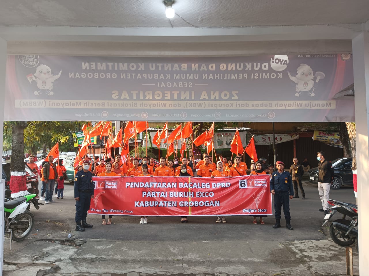 Partai Buruh Resmi Daftarkan Caleg Ke KPU Grobogan, Beri Warna Baru Di Grobogan