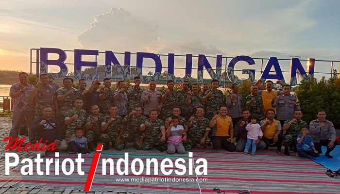 Untuk Menjaga Kebersamaan, Koramil Sumber Bersama Polsek Halal Bihalal di Randu gunting Blora