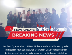 Himpunan Mahasiswa Jurusan Syariah IAI Al Muhammad Cepu melaksanakan Diskusi Rutinan dalam konsep Moderasi Beragama Dalam Prespektif Hukum Islam