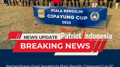 Pertandingan Final Sepakbola Piala Bergilir Cipayung Cup FC Arci Kalahkan FC Rungkad Dengan Adu Pinalti 3-2