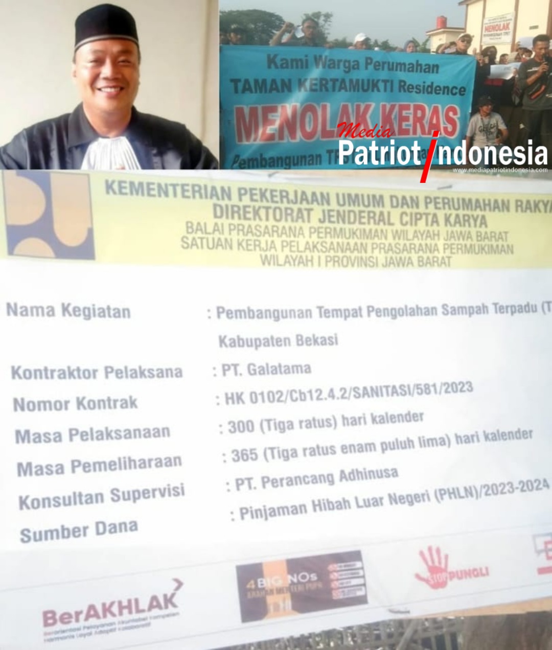 Kasus Laporan Informasi Dugaan Korupsi Di DLH Kabupaten Bekasi PERADI Perjuangan DPD Provinsi Jawa Barat Akan Mengawal Kasus Ke Kejaksaan Negeri Cikarang Kabupaten Bekasi