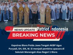 Jadi Pembina Upacara Di Sekolah, Kapolres Blora Ajak Siswa Bijak Bermedia Sosial Dan Tidak Melakukan Bullying