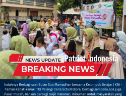 TK Pelangi Ceria Scholl Blora Berbagi Takjil di Bulan Suci Ramadhan