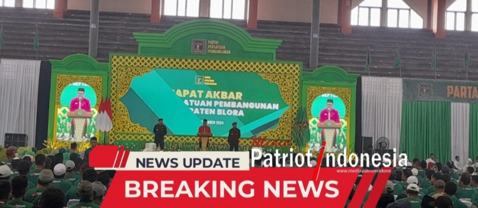 Gor Mustika Blora Di Penuhi Ribuan Massa PPP.