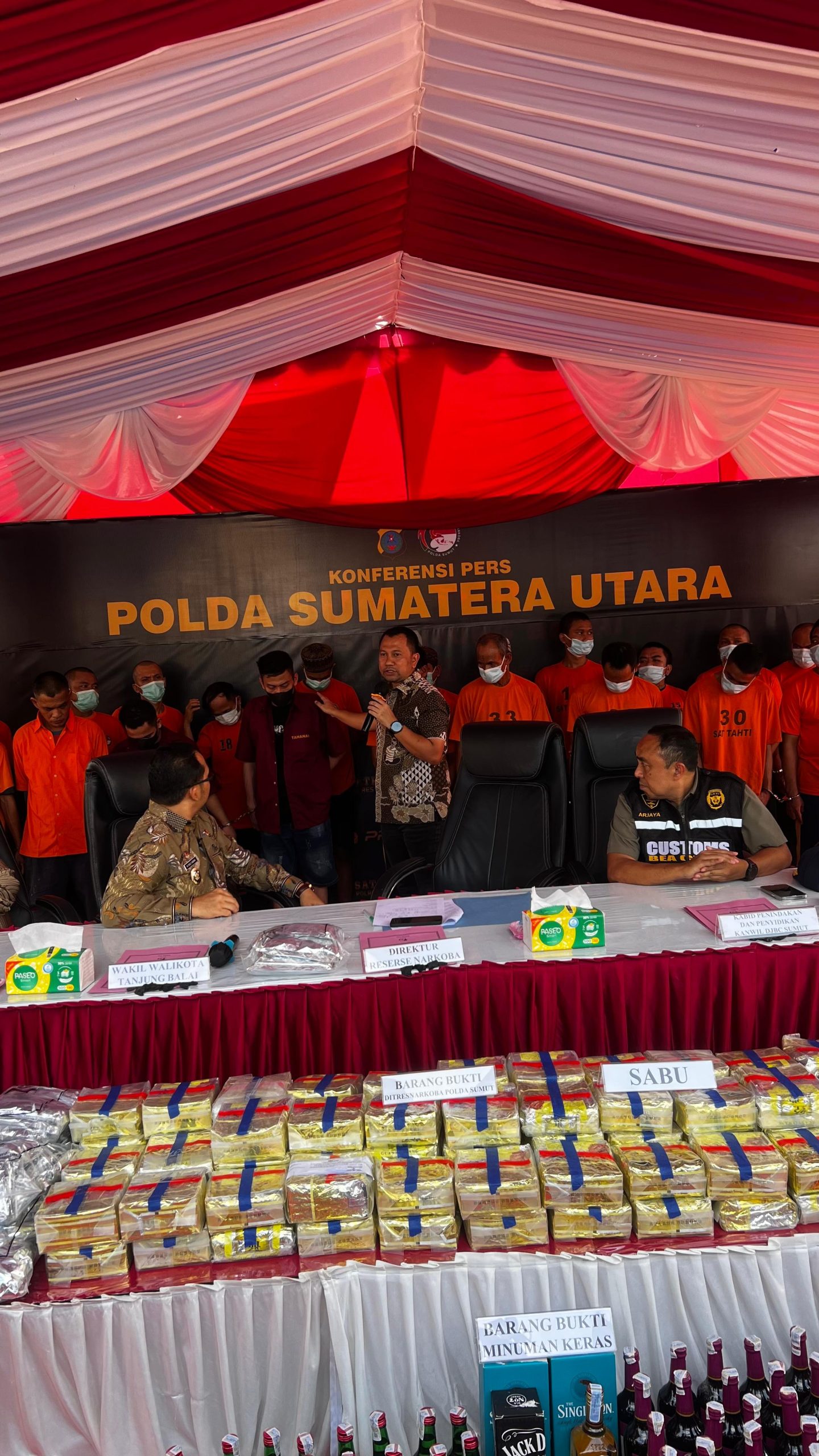 Forkopimda Tanjungbalai, Asahan dan Batubara Apresiasi Pengungkapan Narkoba oleh Polda Sumut