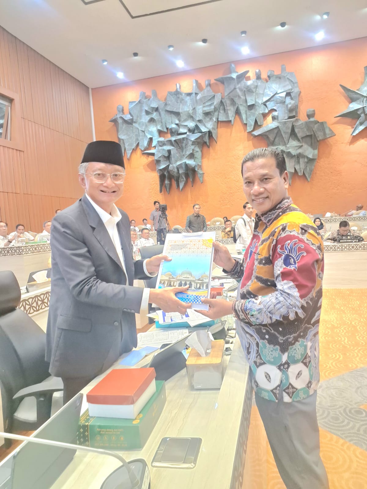 HRD Minta Kementerian PU Alokasikan APBN untuk Lanjutan Pembangunan Masjid Agung Sulthan Jeumpa Bireuen