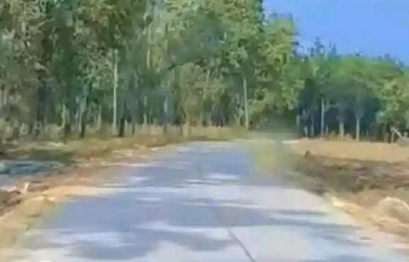 Jalan Kabupaten Penghubung Desa Bangkleyan menuju Doplang, Kini Sudah Mulus pada 2025 lalu.