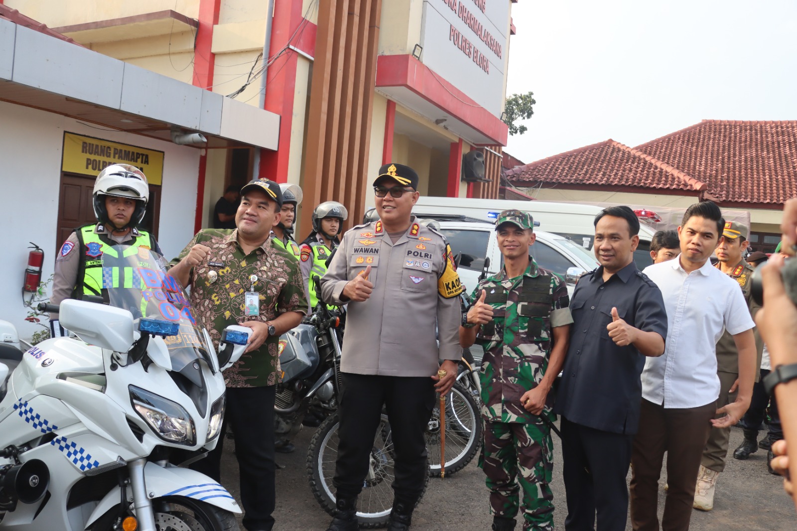 Kesiapan Personel dan Sarana Prasarana, Guna Menjamin Keamanan maupun Kenyamanan Masyarakat.
