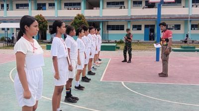 Personel Kodim 1710/Mimika Berpartisipasi Aktif dalam Seleksi Paskibraka 2026