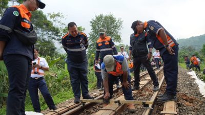 Update Penanganan Gogosan di Petak Jalan Cibeber–Lampegan, Sejumlah Perjalanan KA Siliwangi Dibatalkan Demi Keselamatan